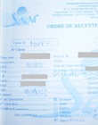 Reçu de paiement